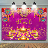 Lofaris Happy Indian Diwali Backdrop Banner Decorations